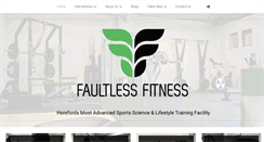 Desktop Screenshot of faultlessfitness.com
